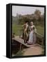 Forget Me Nots, 1895 by Edmund Blair Leighton-Edmund Blair Leighton-Framed Stretched Canvas
