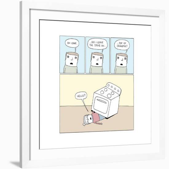 Forgetful-Reza Farazmand-Framed Art Print