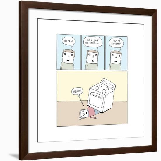 Forgetful-Reza Farazmand-Framed Art Print