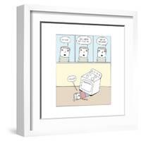 Forgetful-Reza Farazmand-Framed Art Print