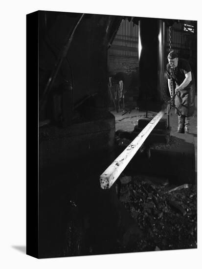 Forging at J Beardsley, Sheffield, South Yorkshire, 1966-Michael Walters-Stretched Canvas