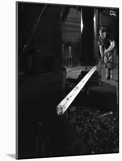 Forging at J Beardsley, Sheffield, South Yorkshire, 1966-Michael Walters-Mounted Photographic Print