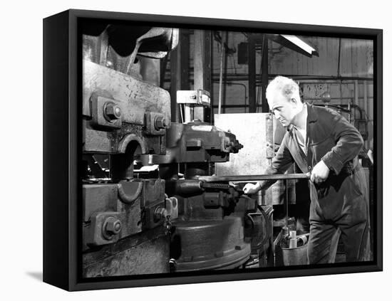 Forging Heads at the Edgar Allen Steel Foundry, Sheffield, South Yorkshire, 1962-Michael Walters-Framed Stretched Canvas