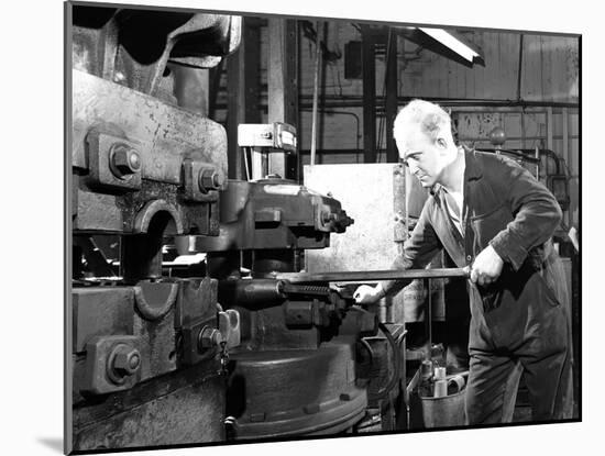 Forging Heads at the Edgar Allen Steel Foundry, Sheffield, South Yorkshire, 1962-Michael Walters-Mounted Photographic Print