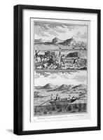 Forging Mills, Transport to the Mine, 1751-1777-null-Framed Giclee Print