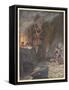 Forging of Notung-Arthur Rackham-Framed Stretched Canvas