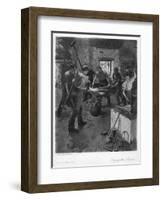 Forging the Anchor, 20th Century-Stanhope Alexander Forbes-Framed Giclee Print