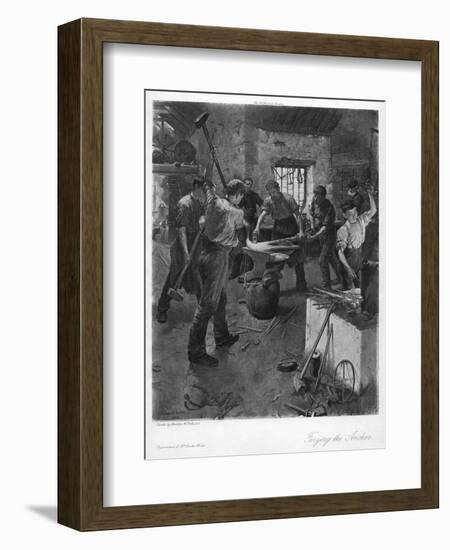 Forging the Anchor, 20th Century-Stanhope Alexander Forbes-Framed Giclee Print