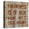 Forgiveness is of High Value-Irena Orlov-Stretched Canvas