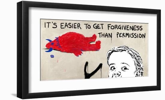 Forgiveness-Masterfunk collective-Framed Art Print