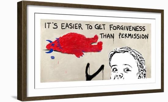 Forgiveness-Masterfunk collective-Framed Art Print