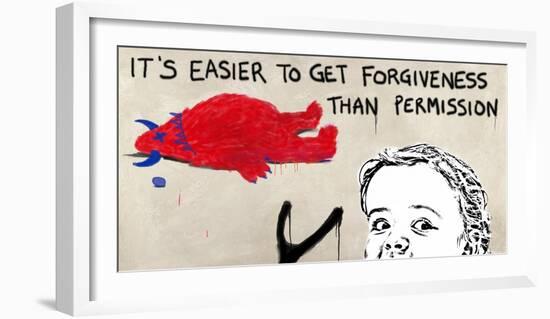 Forgiveness-Masterfunk collective-Framed Art Print