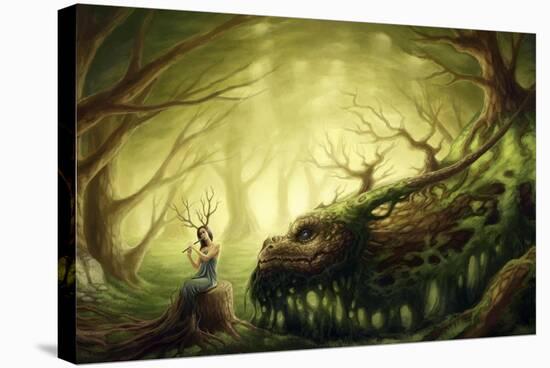 Forgotten Fairytales-JoJoesArt-Stretched Canvas