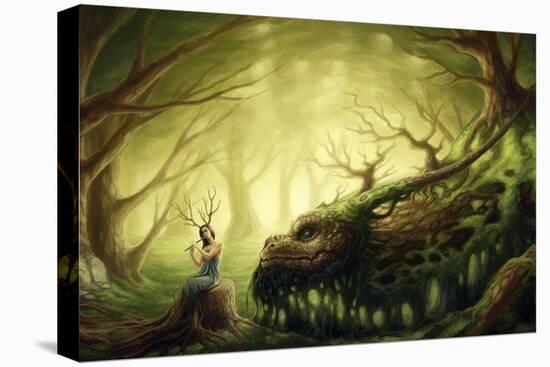 Forgotten Fairytales-JoJoesArt-Stretched Canvas