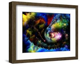 Forgotten Fractal Dreams-agsandrew-Framed Art Print