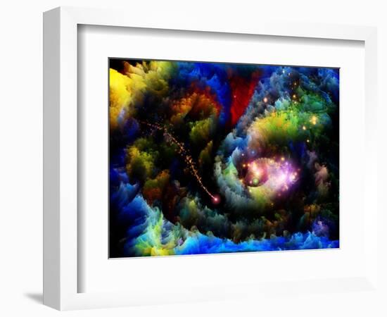 Forgotten Fractal Dreams-agsandrew-Framed Art Print