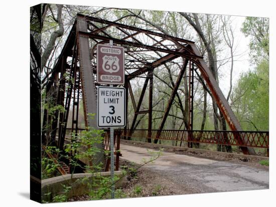 Forgotten Motels, Chelsea, Oklahoma-Mel Root-Stretched Canvas