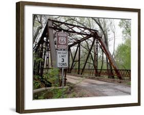 Forgotten Motels, Chelsea, Oklahoma-Mel Root-Framed Photographic Print