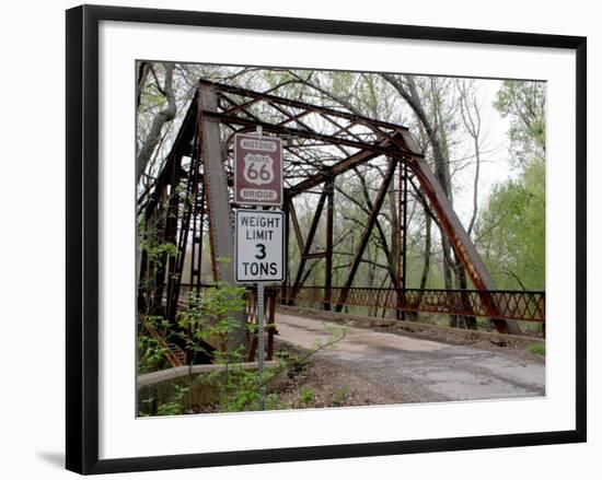 Forgotten Motels, Chelsea, Oklahoma-Mel Root-Framed Photographic Print