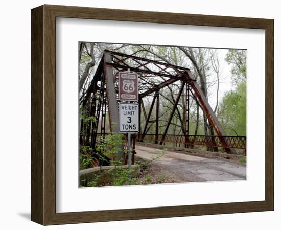 Forgotten Motels, Chelsea, Oklahoma-Mel Root-Framed Photographic Print