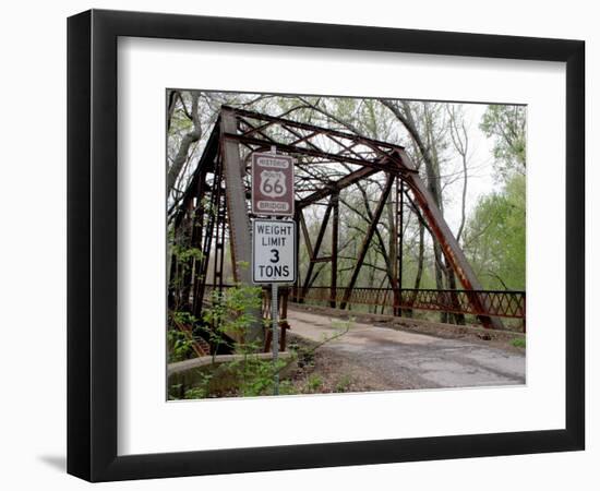 Forgotten Motels, Chelsea, Oklahoma-Mel Root-Framed Photographic Print