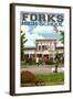 Fork High School, Washington-Lantern Press-Framed Art Print