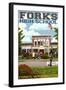 Fork High School, Washington-Lantern Press-Framed Art Print