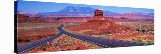 Fork in Road, Red Rocks, Red Rock Country, Utah, USA-null-Stretched Canvas