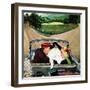 "Fork in the Road", July 7, 1956-George Hughes-Framed Premium Giclee Print