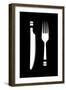 Fork Knife-Martina Pavlova-Framed Art Print