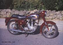 BSA B33 500c 1954-Forlag Hakan Eriksson-Art Print