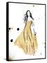 Form Dress Gold-OnRei-Framed Stretched Canvas