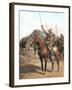 Form Up, No 2! Form Up!, British Lancers at the Battle of Omdurman, Sudan, 1898-null-Framed Giclee Print