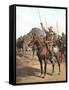 Form Up, No 2! Form Up!, British Lancers at the Battle of Omdurman, Sudan, 1898-null-Framed Stretched Canvas