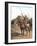 Form Up, No 2! Form Up!, British Lancers at the Battle of Omdurman, Sudan, 1898-null-Framed Giclee Print