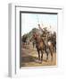 Form Up, No 2! Form Up!, British Lancers at the Battle of Omdurman, Sudan, 1898-null-Framed Premium Giclee Print