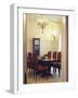 Formal Dining Room with Grandfather Clock-null-Framed Photographic Print