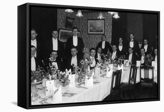 Formal Dinner 1913-null-Framed Stretched Canvas