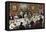 Formal Dinner Party for Dogs, 1893-null-Framed Stretched Canvas