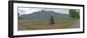 Formal Garden in Front of the Palace, Catherine Palace, Tsarskoye Selo, St. Petersburg, Russia-null-Framed Photographic Print