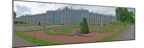 Formal Garden in Front of the Palace, Catherine Palace, Tsarskoye Selo, St. Petersburg, Russia-null-Mounted Photographic Print