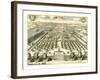 Formal Garden View II-Erich Dahlbergh-Framed Art Print