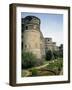 Formal Gardens and Walls of the Chateau D'Angers at Angers in the Pays De La Loire, France, Europe-Renner Geoff-Framed Photographic Print