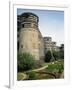 Formal Gardens and Walls of the Chateau D'Angers at Angers in the Pays De La Loire, France, Europe-Renner Geoff-Framed Photographic Print