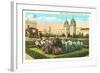 Formal Gardens, Balboa Park, San Diego, California-null-Framed Art Print