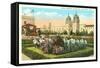 Formal Gardens, Balboa Park, San Diego, California-null-Framed Stretched Canvas