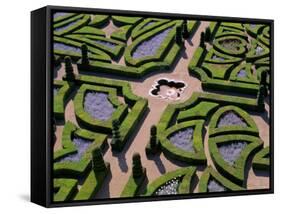 Formal Gardens, Chateau of Villandry, Indre Et Loire, Loire Valley, France, Europe-J P De Manne-Framed Stretched Canvas