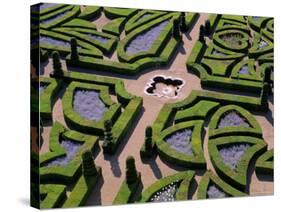 Formal Gardens, Chateau of Villandry, Indre Et Loire, Loire Valley, France, Europe-J P De Manne-Stretched Canvas