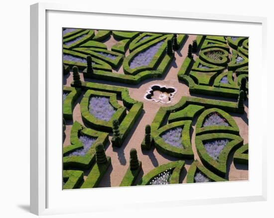Formal Gardens, Chateau of Villandry, Indre Et Loire, Loire Valley, France, Europe-J P De Manne-Framed Photographic Print