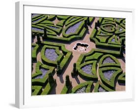 Formal Gardens, Chateau of Villandry, Indre Et Loire, Loire Valley, France, Europe-J P De Manne-Framed Photographic Print